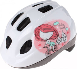 Polisport Princess fietshelm kind - Maat XS (46-52cm) - Wit