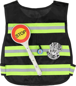 Politieset met Stopbord & Fluit, 3dlg.