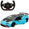 Politiewagen op Afstandsbediening Lamborghini Huracán STO Blauw 1:14 (2 Stuks)