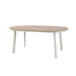 Polly Dining Tuintafel - Beige-Wood
