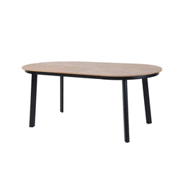 Polly Dining Tuintafel - Zwart-Wood
