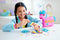 Polly Pocket 35e Speciale Eenhoornfeest Vensterdoospop Roze