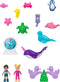 Polly Pocket Otter aquarium koffer - Speelfigurenset