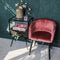 PTMD Mace velvet chair