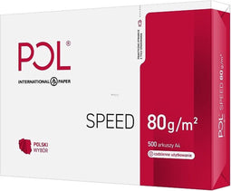 POLSPEED Kopier- und Druckerpapier, A4, 500 Blatt, 80 g/m², weiß