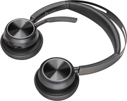 Poly Voyager Focus 2 USB-C +USB-C/A Adapter (Zwart)