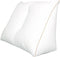 Polydaun bedzitkussen - leeskussen - inclusief sloop antraciet - 65 x 30 x 50 cm