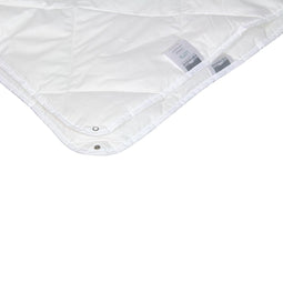 Polydaun Lotta - dekbed wol - 4-seizoenen - 140x200 cm - wit