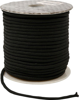 Polyester Koord, 4 mm, Zwart, 40 M, 1 Rol