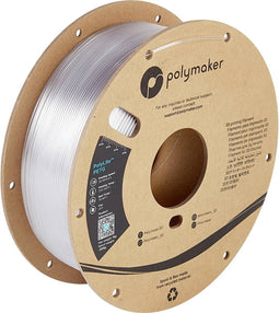 Polymaker PB01024 PolyLite Filament PETG Hittebestendig, Hoge treksterkte 2.85 mm 1000 g Transparant 1 stuk(s)