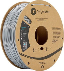 Polymaker PF01003 PolyLite Filament ASA UV-bestendig, Weerbestendig, Hittebestendig 1.75 mm 1000 g Grijs 1 stuk(s)