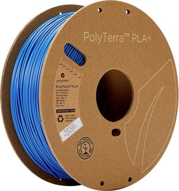 Polymaker PM70949 Regular Filament PLA+ Gering kunststofgehalte, Hoge stijfheid 1.75 mm 1000 g Blauw PolyTerra™ 1 stuk(