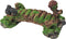 Polyresin ornament brug met mos pot en laars 16 cm