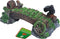 Polyresin ornament brug met mos pot en laars 16 cm