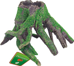 Polyresin ornament mangrove met mos 15x13x11 cm