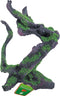 Polyresin ornament wortelhout bruin met mos 23 cm