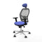 Piqueras y Crespo 2D086G1 - Bureaustoel - Hoofdsteun Verstelbare Hoogte - Licht Blauw