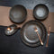 Pomax Basalt ovaal bord - set van 4