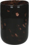 Pomax Glas Vaas Windlicht Donker Bruin Ø16 x H23 cm