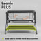 Lionelo Leonie Plus - Co-Sleeper 3 in 1 Wieg - Hoogteverstelling 6 Niveaus - Grijs