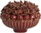 Pomegranate vaas deco Ø28,5x23 cm - keramiek bordeaux