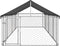 vidaXL - Hondenkennel - voor - buiten - met - dak - 600x200x150 - cm