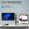 Auronic AU3087 - Monitor Arm - 2 Schermen - Verstelbaar - Zwart
