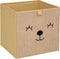Atmosphera Kids Opbergdoos / opberger Vierkant - Jute beer - 29 x 29 cm