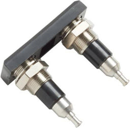 Pomona Electronics 73101-0 Paneelbevestiging Double 4 mm banaanbus Zwart