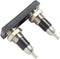 Pomona Electronics 73101-0 Paneelbevestiging Double 4 mm banaanbus Zwart
