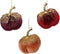 Pompoen kersthanger - 10.5x10.5x10 cm