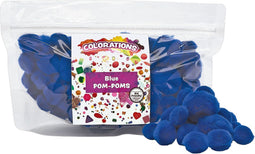 Pompons | Blauw | 20/25/30 mm | 100 stuks