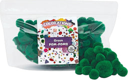 Pompons | Groen | 20/25/30 mm | 100 stuks
