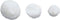 Pompons | Wit | 20/25/30 mm | 100 stuks