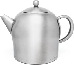 Bredemeijer Minuet Santhee - Dubbelwandige theepot - 2 liter - RVS Mat