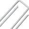 vidaXL - Grondharingen - 25 - st - U-vormig - 20x3,5 - cm - gegalvaniseerd - staal