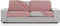 Kussenhoes Eysa THOR Roze 100 x 15 x 120 cm Sofa