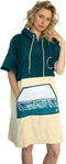 Poncho Wave Hawaii Cotton Velours Poncho Petrol M WH4020 Multikleur 100 x 75 cm