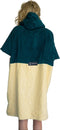 Poncho Wave Hawaii Cotton Velours Poncho Petrol M WH4020 Multikleur 100 x 75 cm