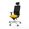 Bureaustoel met hoofdsteun Piqueras y Crespo 1D026G1 Geel