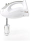 Nedis Handmixer - 200 W - 5-Snelheden - Turbo-functie - 2 Deeghaken / 2 Kloppers - Grijs / Wit