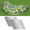 vidaXL - Grasboorden - 10 - st - 100x20 - cm - gegalvaniseerd - staal