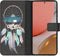 iMoshion Hoesje Geschikt voor Samsung Galaxy A72 Hoesje Met Pasjeshouder - iMoshion Design Softcase Bookcase - Meerkleurig / Dreamcatcher