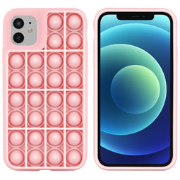 Pop It Fidget Toy - Pop It hoesje voor de iPhone 12 (Pro) - Roze