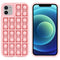 Pop It Fidget Toy - Pop It hoesje voor de iPhone 12 (Pro) - Roze