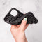Pop It Fidget Toy - Pop It hoesje voor de iPhone 12 (Pro) - Zwart