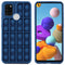 Pop It Fidget Toy - Pop It hoesje voor de Samsung Galaxy A21s - Donkerblauw