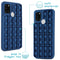 Pop It Fidget Toy - Pop It hoesje voor de Samsung Galaxy A21s - Donkerblauw