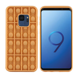 Pop It Fidget Toy - Pop It hoesje voor de Samsung Galaxy S9 - Goud