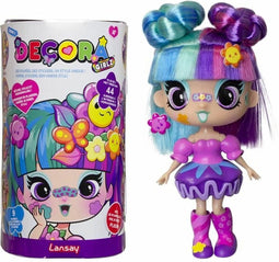 Pop - LANSAY - 55102 - Decora Girlz - Mini-modepoppen om aan te passen - Bloem